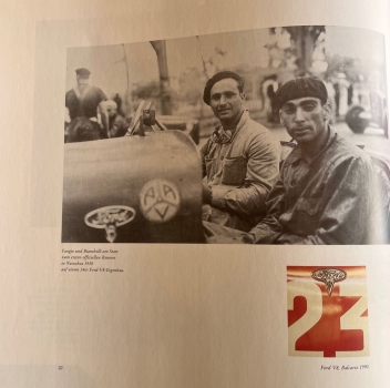 Moss "Fangio" 1991 Fangio-Racingdriver-Biography limited leatheredition signed by Fangio and Moss (3099)